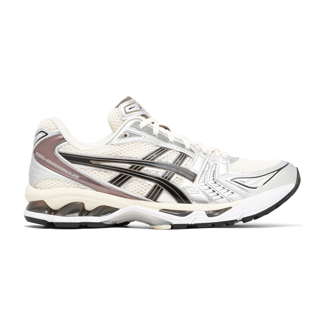 ASICS Gel-Kayano 14 Cream Black Metallic Plum by Asics in Shoes. Available at KershKicks for £202.50. A must-have for fans of Asics looking to elevate their style with this Shoes.